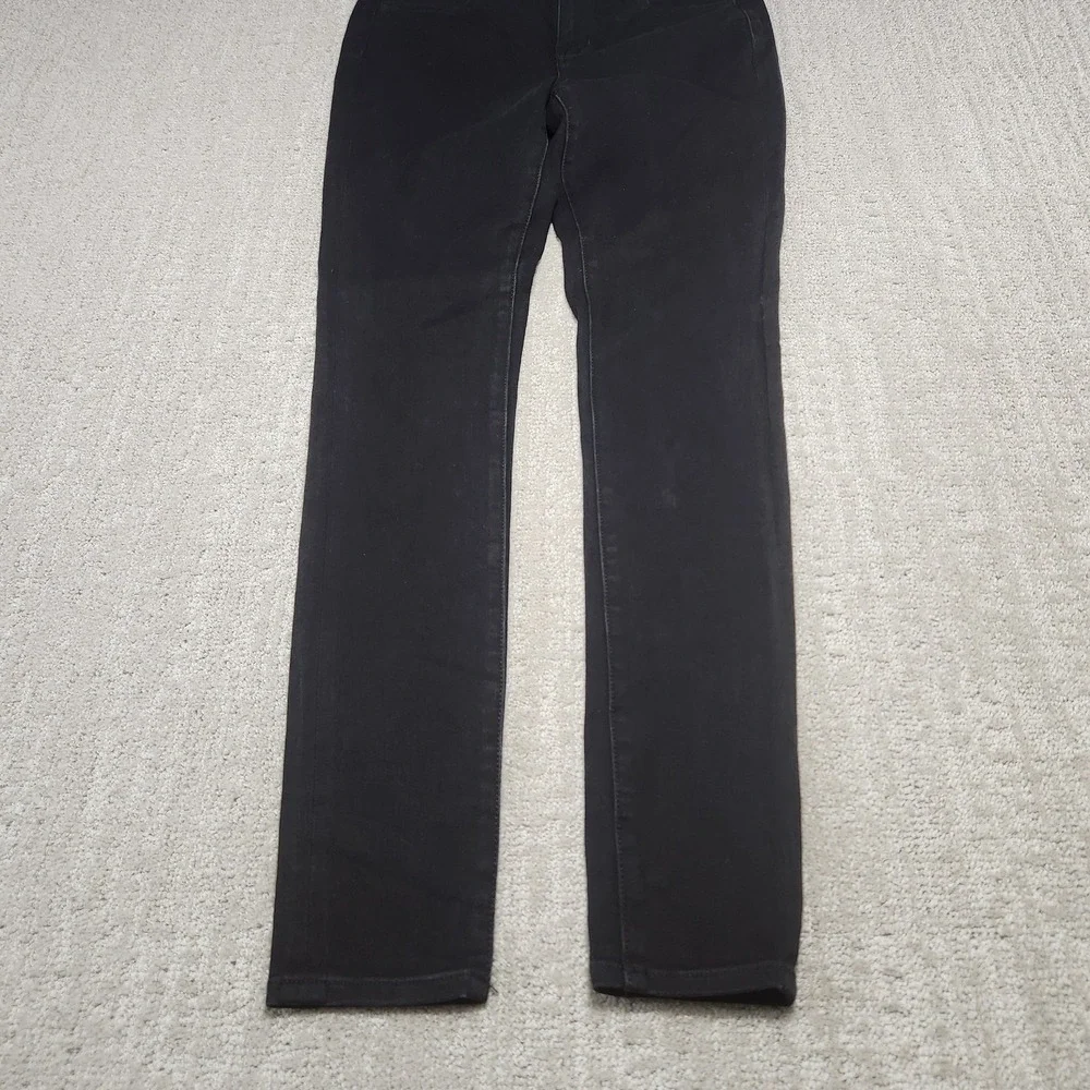 American Eagle Jeans Women 6 Long Hi Rise Jegging Stretch Denim Y2K Black Preppy